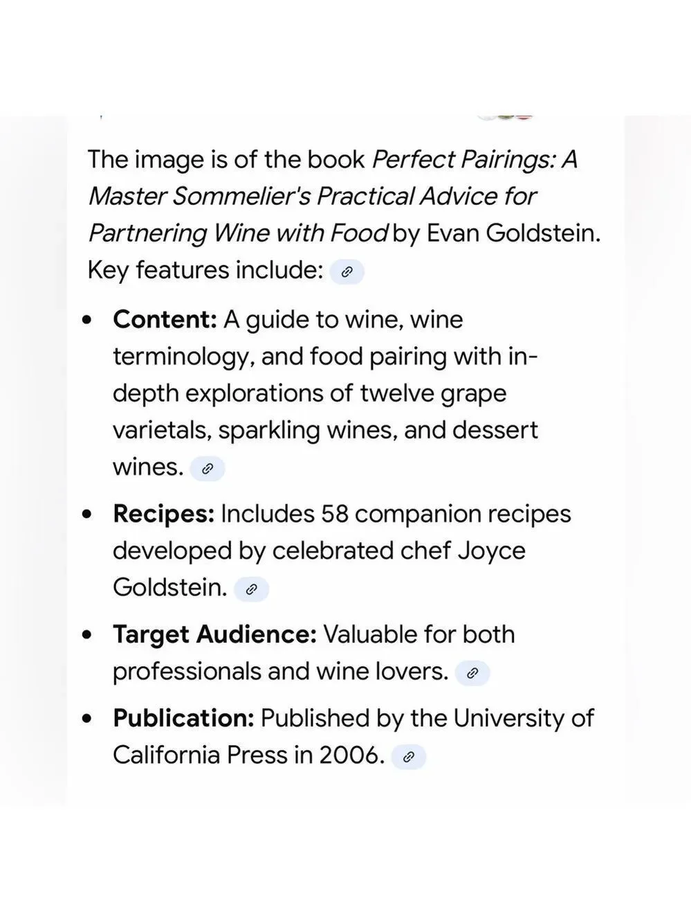 Perfect Pairings by Evan Goldstein Hardcover